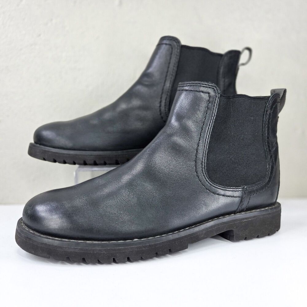 Cole Haan Black Leather Chelsea Boots C19781 Sz 8.5